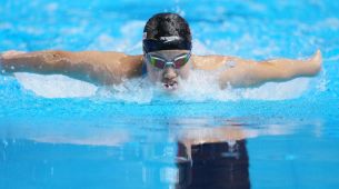 Den 12-åriga kinesiska sensationen Yu Zidi vann äntligen medalj i sim-VM