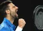 Novak Djokovic dansar n&auml;r han n&aring;r semifinal i en ny Wimbledonklassiker