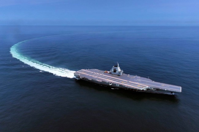 Kina beställer sitt tredje hangarfartyg, känt som Fujian