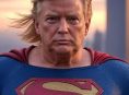 Donald Trump hånas på nätet efter att Vita huset gjorde en Superman-poster med honom