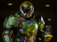 Våldsamt läcker Doom-cosplay
