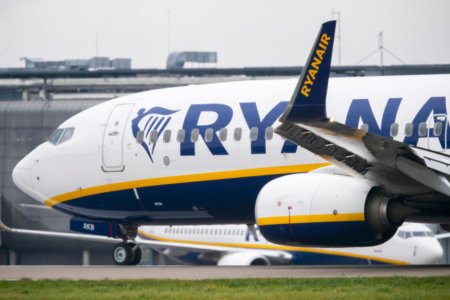 Ryanair sätter ett nytt månadsrekord med 21,2 miljoner passagerare