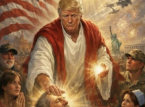 Trumps AI-bild som Jesus Kristus v&auml;cker motreaktion mitt i fejden med p&aring;ve Leo