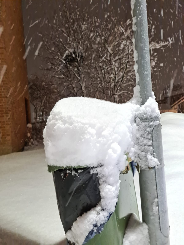 Rejäl snöstorm i Jämtland