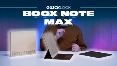 Boox Note Max (Quick Look) - F&ouml;r expansivt t&auml;nkande