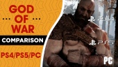 God of War - First 20 minutes Comparison on PC/PS4/PS5