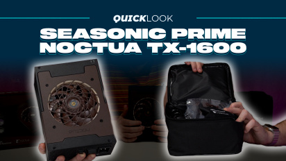 Seasonic Prime TX-1600 Noctua Edition (Quick Look) - Tyst operation