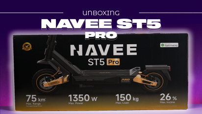 Navee ST5 Pro Urban Electric Scooter - Upppackning
