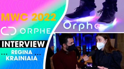 MWC 2022 - Orphe Smart Footwear - Regina Krainiaia Interview